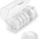 TookMag Pill Organizer 2 Times a Day, Travel Medicine Pill Organizer, Weekly AM PM Pill Box, Large Capacity 7 Day Pill Cases for Vitamin/Fish Oil/Supplements (White)