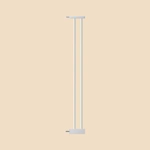 WAOWAO 1.37" Ultra Narrow Spacing Extra Wide Dog Pet Gate Pressure Mounted Walk Through Double Lock Swing Auto Close Safety White Metal Toddler Baby Puppy Pet for Indoor,Doorway,Kitchen 3.93"