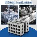 WFLNHB 1 Matched Pair Accuracy 1 x 2 x 3 Inch Blocks 23 Holes 0.0002" Machinist 1-2-3 Set