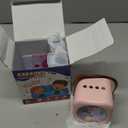 Mini Karaoke Machine with 2 Wireless Microphones, Portable Bluetooth Speaker for Kids & Adults, Ideal Birthday for Girls Boys Ages 3-12, Home Party Travel Entertainment Toy(Pink)