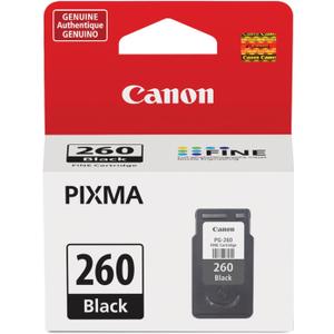 Canon PG-260 Genuine Black Ink Cartridge, Compatible with TS5320/6420/6420a,TR7020/7020a (1 Count (Pack of 1))