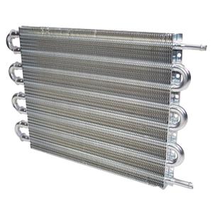 A-Team Performance - Aluminum Tube and Fin Universal Transmission Oil Cooler, 15-1/2" x 10" x 3/4"