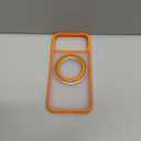 TORRAS Upgraded 360 Magnetic Stand for iPhone 17 Pro Max Case with Camera Control, Fit for MagSafe with Ring, Mil-Grade Protection, Translucent Slim for iPhone 17 ProMax Case Ostand, Neon Orange