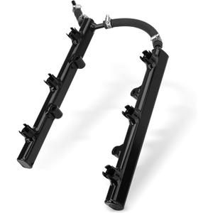 Upgraded Full Aluminum Fuel Rail Compatible with Chrysler Jeep Dodge Ram - 2011-2025 Grand Cherokee 2011-2025 Challenger Charger Durango Avenger Journey 3.6L V6 Replace#53034198AC (Black)