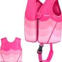 Toddler Swim Vest, Swim Jacket for Kids, Infant Swim Trainer Vest with Adjustable Safety Strap
