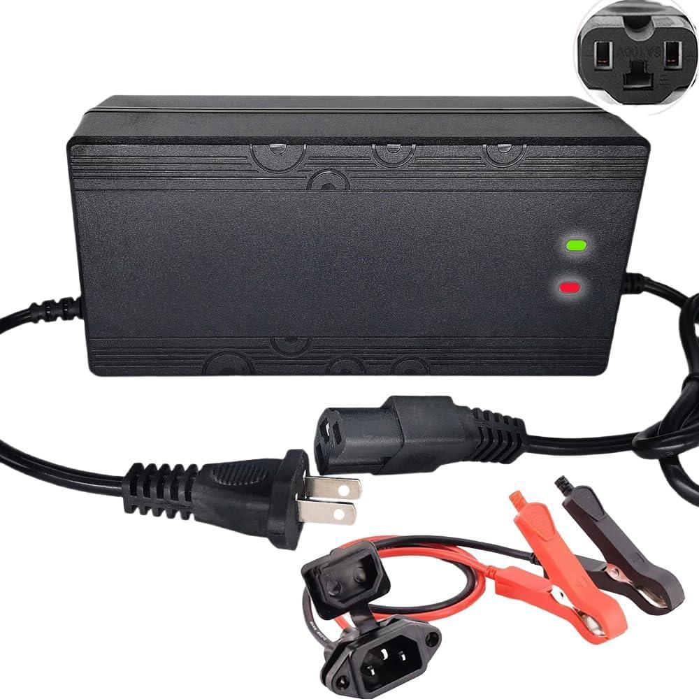 60V / 73V 5A LiFePO4 Battery Charger for 60V (64V 20Strings) Lithium Iron Phosphate Battery,Smart Lithium Battery Charger