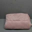 ALANSMA Reversible Weighted Blanket for All Season, Luxury Velvet, Warm and Cool, Adult 15Lb Weighted Blanket, Enjoy Sleeping Anywhere(Pink, 48''x72''15lbs)