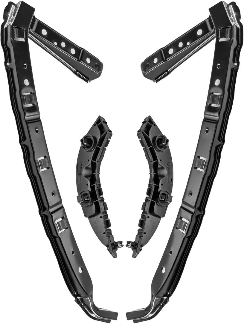 Front Headlight and Bumper Bracket Kit Fit for Honda Civic Sedan 2006-2011