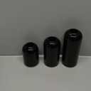 Glass Bud Vases for Centerpieces Silver - Hewory 3pcs Blown Modern Cylinder Small Glass Vases, Mini Bulk Single Flower Vase for Wedding Party Event Home Decor Floral Arrangement (Not Include Flowers)