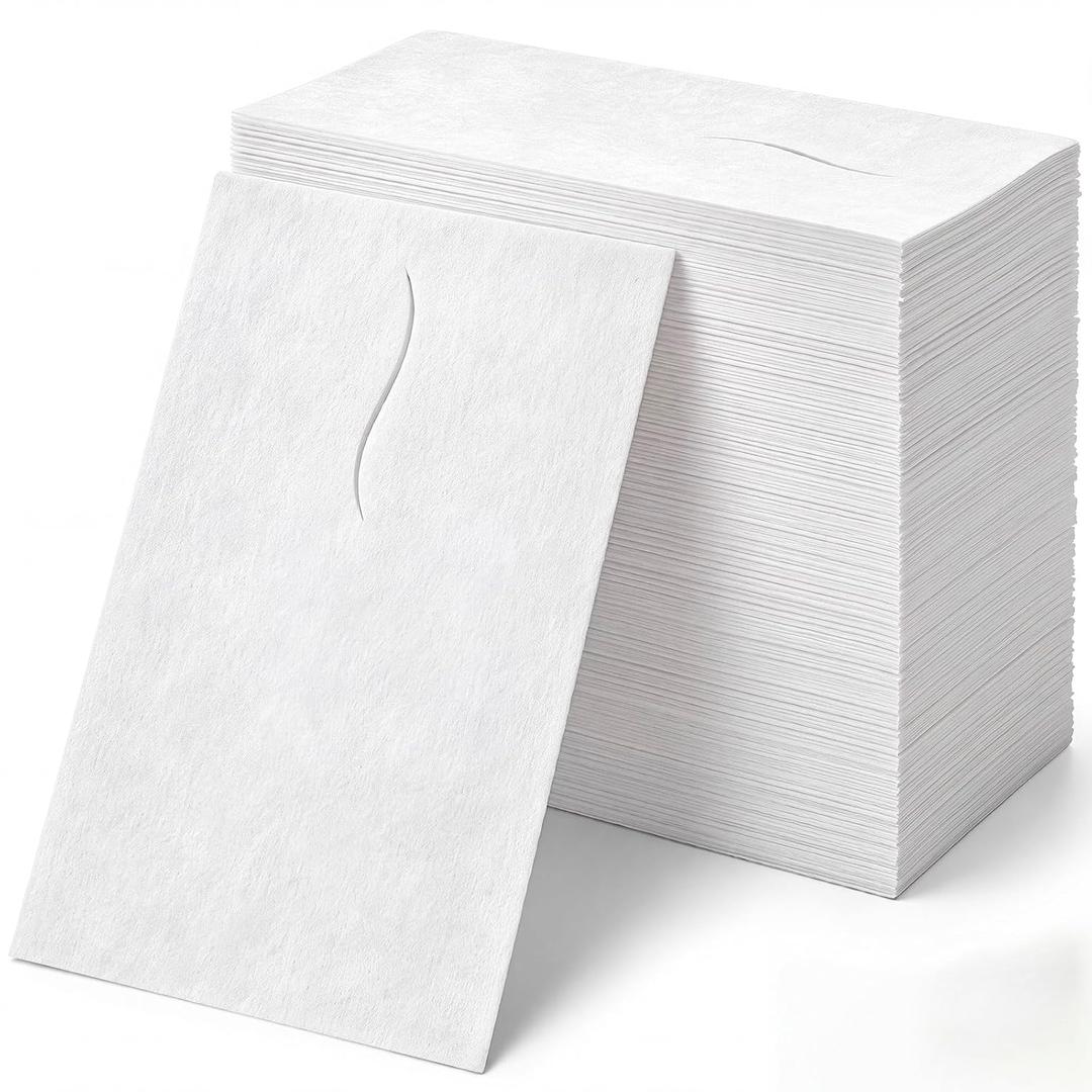 Hahafelt 500 Pcs 12" x 24" Chiropractic Face Paper Sheets Bulk with Slit