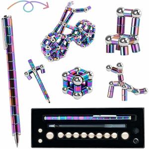 Fidget Pen Teen Girl Gifts - Christmas Stocking Stuffers for Teenage Girls, Fidget Toys Adults Teen Boys, Gifts Trendy Stuff Cool Gadgets for Men Women Him Her Anxiety Relief Items (Small-color)