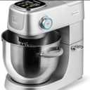 Hauswirt Stand Mixer 6QT XL Large, 4.5" LED Touch Screen Electric Household Stand Up Mixer, Full Metal Structure Standing Mixer 11-Speed, Dough Cake Bread Mixer – Silver
