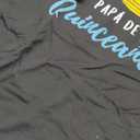 Quinceanera Papa Dad Father Rose 15 Party Quince Matching T-Shirt (Small, Black)