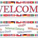International Welcome Banners (asstd designs) Party Accessory (1 count) (2/Pkg)