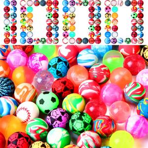 500 Pieces Bouncy Balls in Bulk 25 Mm/ 1 Inch Rubber High Bouncing Balls for Kids Colorful Bouncy Ornament for Kids Party Favors Prizes Gift Vending Machines Outdoor Activities