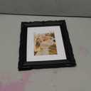 PHAREGE Vintage Picture Frame 8x10 Black, 8 by 10 Ornate Decorative Antique Frame with Mat for 5x7 Photo, Fancy Matted Frame for Desktop or Wall, Horizontal or Vertical