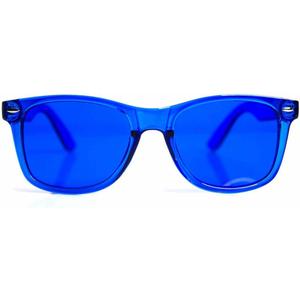 GloFX Blue Color Therapy Glasses Chromotherapy Mood Boosting Glasses