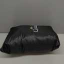 UIRWAY 18 Ft Round Pool Cover with Reflective Strips, Swimming Pool Cover for Above Ground Pools, Solar Cover Including Rope Tie and Luminous Ground Nails, PU Tarp Snug Fit for UV Protected