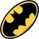 SmileMakers Shaped Batman Logo Stickers - Prizes and Giveaways - 100 per Pack
