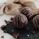 2 x 4-Pack Silicone Hot Chocolate Bomb Molds  Hemispherical Baking Trays for Ice Cream, Soap & Candy | BPA-Free, Non-Stick & Dishwasher Safe (-40C to 230C)