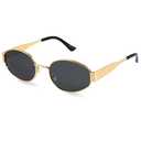 livho 2025 Trendy Oval Sunglasses - Stylish Polarized Shades for Everyday - Retro Metal Frames