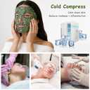 Gemshan Jade Mask,100% Natural Stone Facial Mask for SPA Skincare Beauty Tools for Puffy Eyes Dark Circles