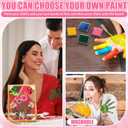 Knitgrip 10 Pcs Mother's Day Crafts DIY Kit Family Pressed Flower Handprint Frames Kits Bulk Dried Flower Frame Ink Pads Nana Mom Grandma Birthday Gifts from Son for Father's Day Gifts