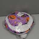 Tidjani Cat Tunnel Bed, Cat Tunnels for Indoor Cats, Foldable Pet Donut Bed with Washable Mat and Dangling Balls, Pumpkins Spider Candy Pattern, Purple Pet Tube Toys Gifts for Kitten, Puppy, Rabbit
