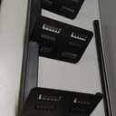 Heavy Duty Boat Trailer Steps,500 lbs Capacity 3 Steps Boat Trailer Tongue Steps Ladder with Handle,Non-Slip Surface,Adjustable Universal Boat Steps for Pontoon Boats Bass