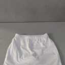 Womens Mini Skorts Sexy Mid-Waisted Pencil Bodycon Short Skirts with Side Split 2026 (White, X-Small)