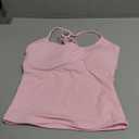 SUUKSESS Womens Halter Tops with Built in Bras Double Lined Open Back Y2K Going Out Camisole Tank Tops Sexy Trendy Summer Top Small