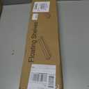 Picture Ledge Shelf with Lip, Brown Floating Shelves for Wall Set of 2, 24 inch Wall Floating Shelves for Bedroom Living Room Bathroom Kitchen