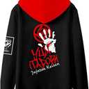 Satoru Pullover Hoodie JJK Cosplay Hoodie 3D Novelty Unisex Hooded, Size 3XL