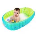 | Inflatable Baby Bathtub,Newborn Bathtub Seat for Infant,Non-Slip Baby Pool for Sitting up,Foldable Toddler Tub Shower,Portable Travel Bath for Kids 0-6 Year (Multi)