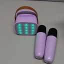 Karaoke Machine for Kids, Portable Mini Speaker with 2 Wireless Microphones, 2026 TOP Kids Gifts for Girls Ages 3, 4, 5, 6, 7, 8, 9, 10, 12 +Years Old, 4-12th Birthday Present Toy Party (Purple)