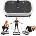 AXV Vibration Plate Fitness Platform Exercise Machine Vibrating Shaking Full Body Shaker Workout Vibrate Stand Shake Board Sport for Weight Loss Fat Burner for Gym Home Office