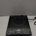 Mueller RapidTherm Portable Induction Cooktop, 1800W Hot Plate Electric Stove Top Burner. 8 Temp Levels, Auto-Off & Pot Detection, LED Display, Child Lock, 4 Programs, Burners for Cooking