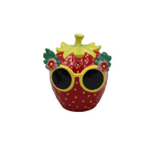 Ceramic Decor Strawberry, Everyday Living Table Décor Ceramic - Strawberry, 6.5 in 