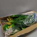 Alupssuc 24 Pcs Artificial Plants Flowers for Outdoors UV Resistant Decor