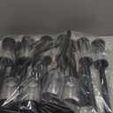 UME 10 Pack Solar Pathway Lights Outdoor, Bright Solar Garden Lights with Metal DesignIP65 Waterproof, Auto On/Off, 3000K LED Landscape Lighting for Yard, Lawn, Walkway, Driveway, Patio Decor (Black)