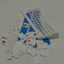 133 Pieces Visual Schedule Cards Daily Routine Home Chore Chart Autism Learning Materials Wall Kids Planner With 6 Blue Background Cards 139 Hook and Loop Dots for Home School Education