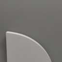 Koville 2 Pcs Wall Mounted White Marble Corner Shower Shelf for Bathroom, 10'' Polished Marble Corner Shelves for Bath, Stone Corner Shower Caddy - White Cliff (No Glue Included)