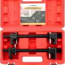 Macpherson Strut Spring Compressor Tool Kit | Universal Coil Spring Compressor Tool, 1/2" Square Drive Heavy Duty Strut Compressor for Car Truck Motorcycle,with Detent Pins,Set of 2,300mm (Red)