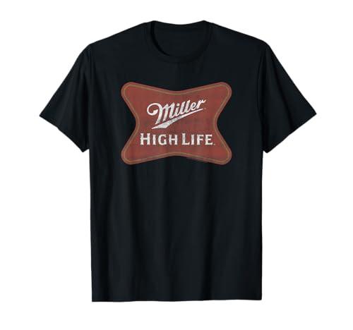Coors Miller High Life Centered Vintage Logo T-Shirt, Large