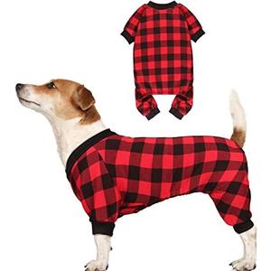 Dog Fleece Sweater Buffalo Plaid Sweater Clothes Dog Outfit Soft Thickening Warm Pet Clothes Sweaters for Dogs Girl & Boy(S)