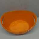 meekoo 6 Pcs Plastic Ice Buckets Bulk with Handles 4.5L Oval Storage Tub Large Capacity Ice Drink Bucket for Party Bar Wine Beer Champagne Beverage Bottle Cooler (4.5 L,Orange)