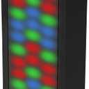 Starion KS829-B Bluetooth Karaoke Machine l Pedestal Design w/Light Show l 4 Built-in Speakers & 2 Tweeters l Two USB for Bluetooth / MP3 Record & Playback l Disco Ball Effect l Two Microphones