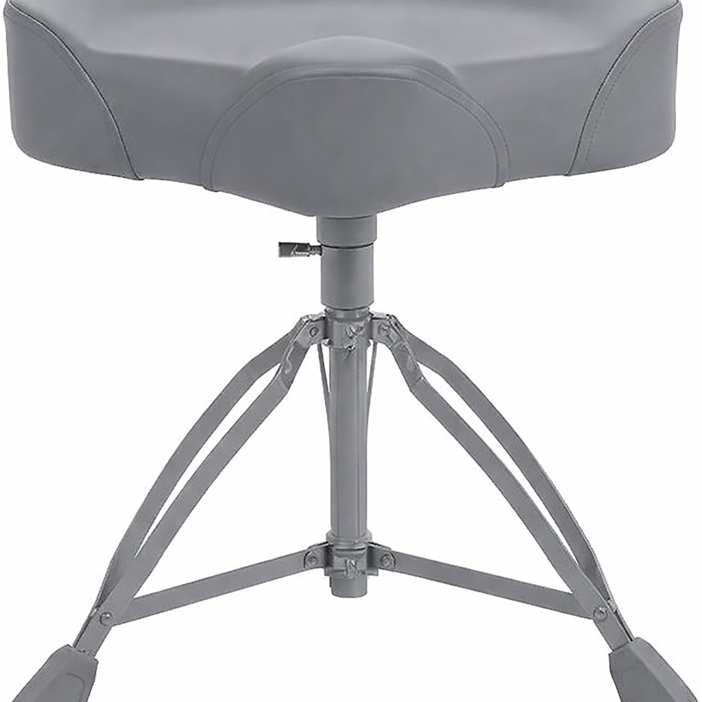 Heavy Duty Drum Throne, Height Adjustable Drum Stool Seat, Saddle Style Padded Drummer Chair for Adults with Anti-Slip Feet for Adults and Kids Drummers