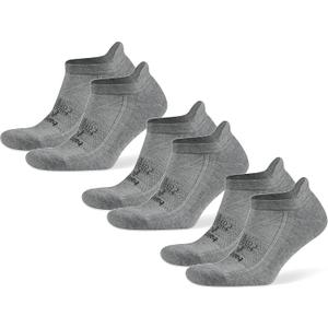 Balega Hidden Comfort Performance No Show Athletic Running Socks for Men and Women (Gray, L)