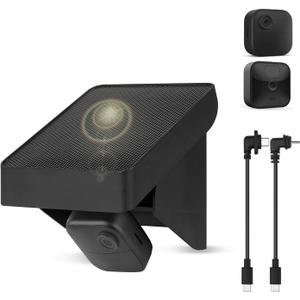 Solar Panel Charger Mount Compatible with Blink Camera Outdoor 4(4th Gen)/Outdoor(3rd Gen) XT3/XT2/XT Camera, Blink Solar Panel with Built-in Battery, IP67 Waterproof(Camera not Included),1 Pack